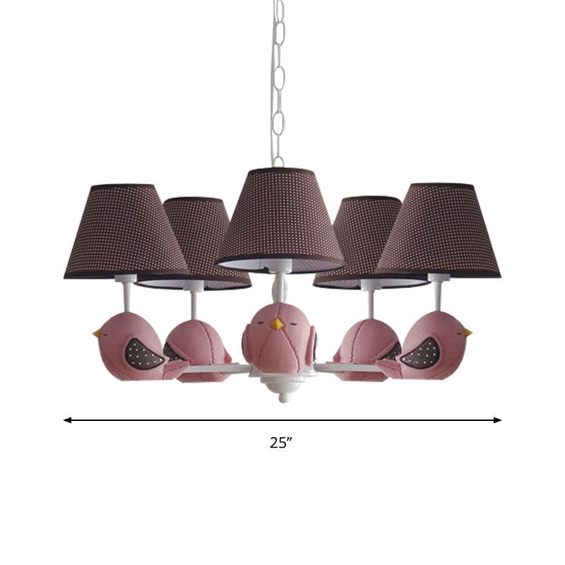 Animal Fat Bird Chandelier Resin Macaron Pendant Light - Rebooters