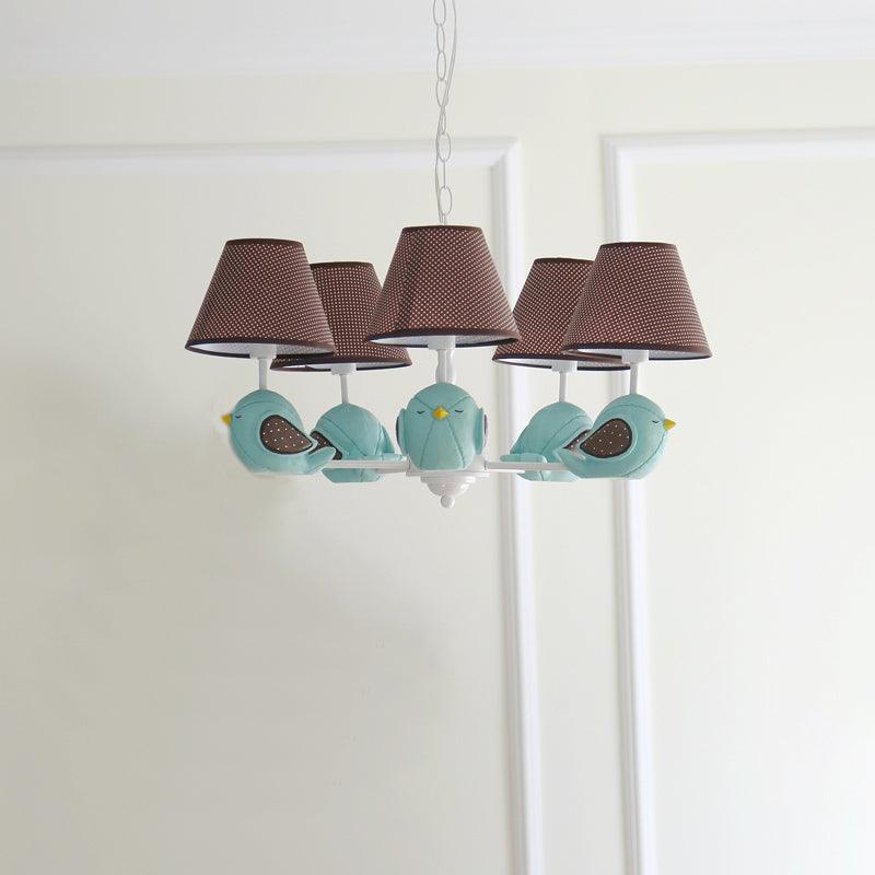 Animal Fat Bird Chandelier Resin Macaron Pendant Light - Rebooters
