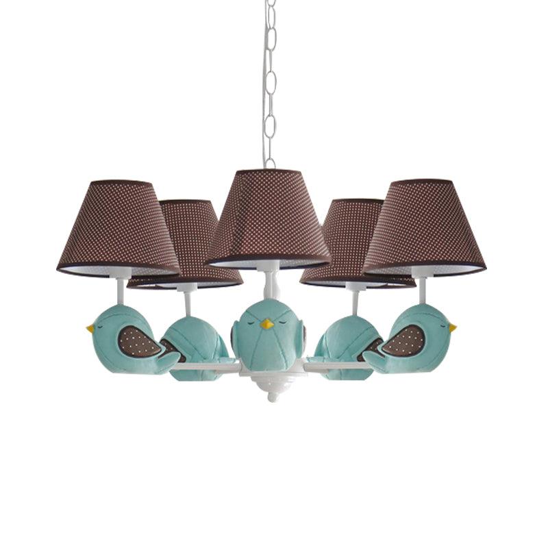 Animal Fat Bird Chandelier Resin Macaron Pendant Light - Rebooters