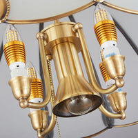 Opal Glass Scalloped Ceiling Lighting Minimalism 5 Bulbs - Rebooters