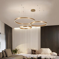 Acrylic Circle Shaped LED Ceiling Light Simplicity Chandelier - Rebooters
