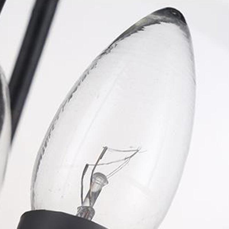 Globe Clear Glass Chandelier Light Traditional 3 Light Pendant - Rebooters