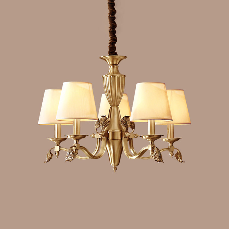 Brass Candelabra Ceiling Lighting Modern Metallic Chandelier - Rebooters