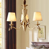 Brass Candelabra Ceiling Lighting Modern Metallic Chandelier - Rebooters