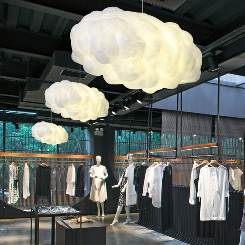Cloud Restaurant Chandelier Lighting Plastic 5 Bulbs Light - Rebooters