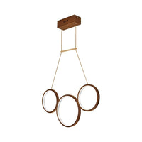 Acrylic Multi Rings Chandelier Lamp Simple Style 3/5 Lights - Rebooters