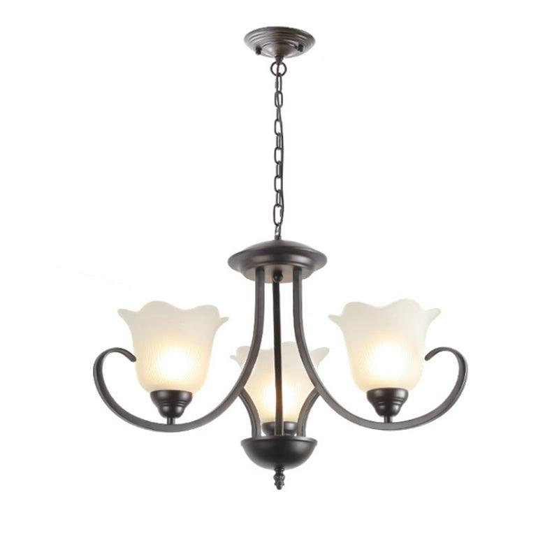 3/6/8 Lights Flared Chandelier Traditional Pewter Light Fixture - Rebooters