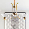 Cone White Glass Chandelier Lighting Traditional 3/6 Lights - Rebooters