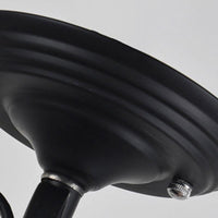 Bell Frosted Glass Chandelier Lighting Traditional 3/6/8 Lights Black - Rebooters