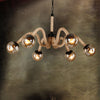Radial Rope Chandelier Light Traditional 6 Lights Pendant - Rebooters
