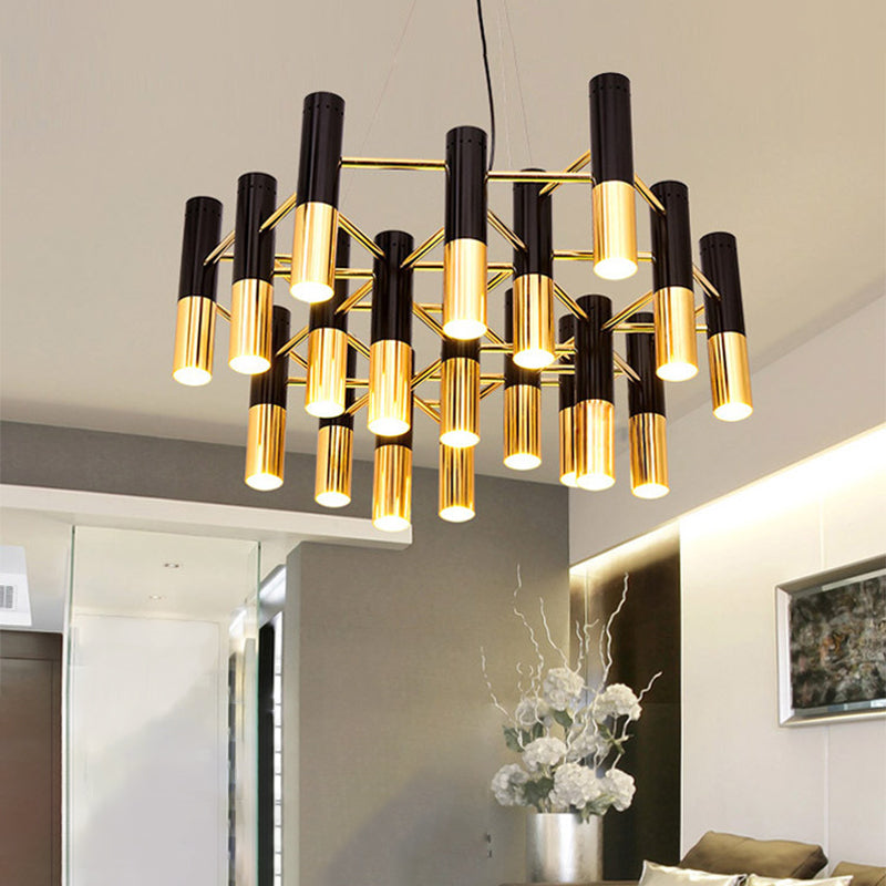 Tube LED Chandelier Lighting Post-Modern Metal Pendant Light - Rebooters