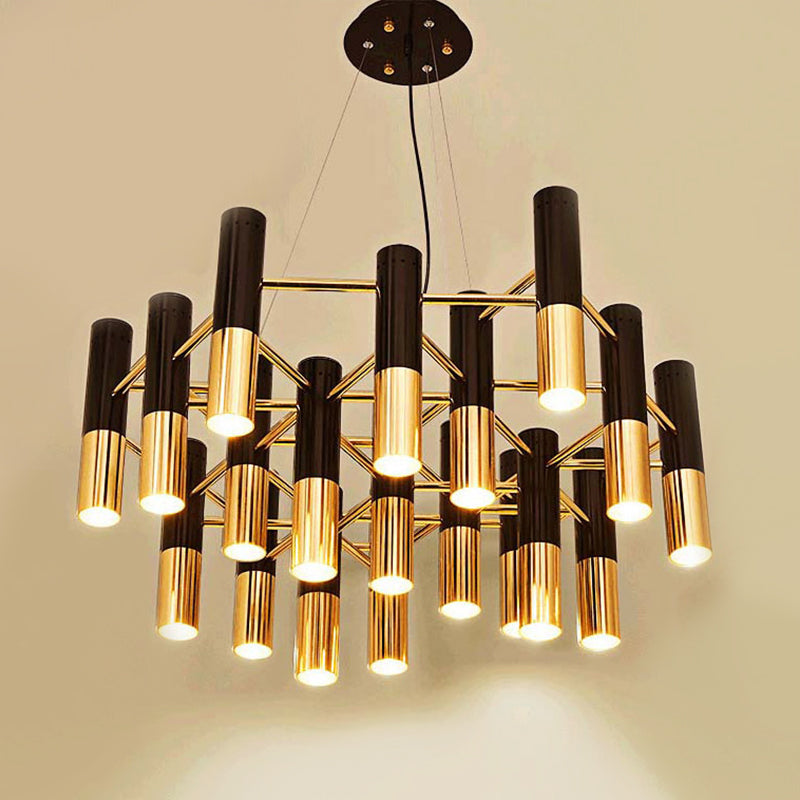 Tube LED Chandelier Lighting Post-Modern Metal Pendant Light - Rebooters