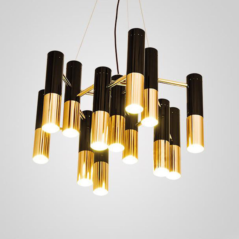 Tube LED Chandelier Lighting Post-Modern Metal Pendant Light - Rebooters