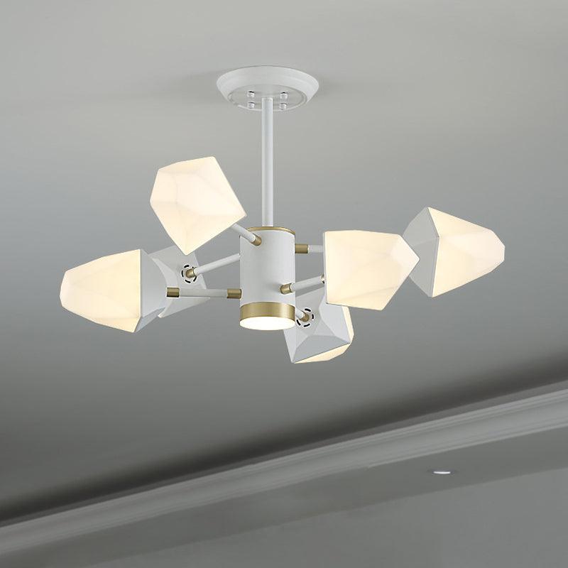 Acrylic Gemstone Shaped Suspension Light Simplicity LED Chandelier - Rebooters