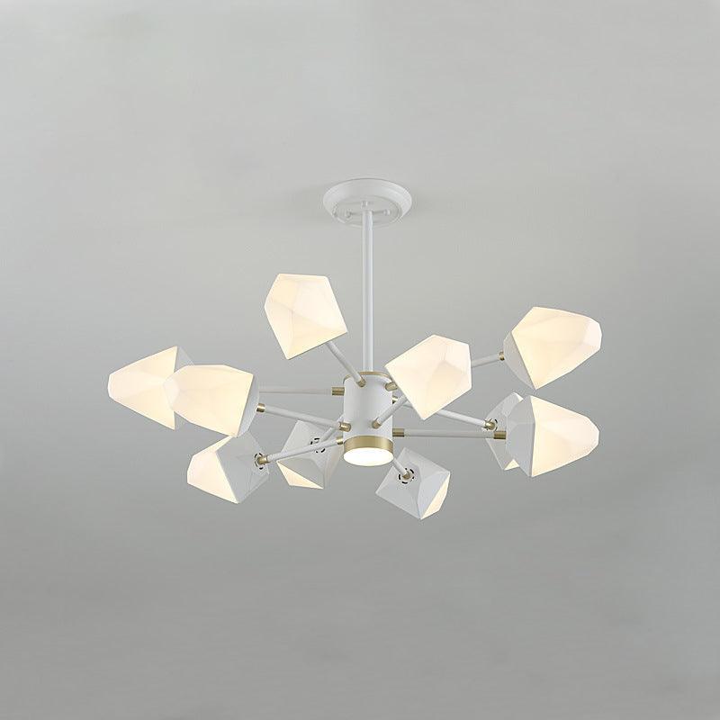 Acrylic Gemstone Shaped Suspension Light Simplicity LED Chandelier - Rebooters