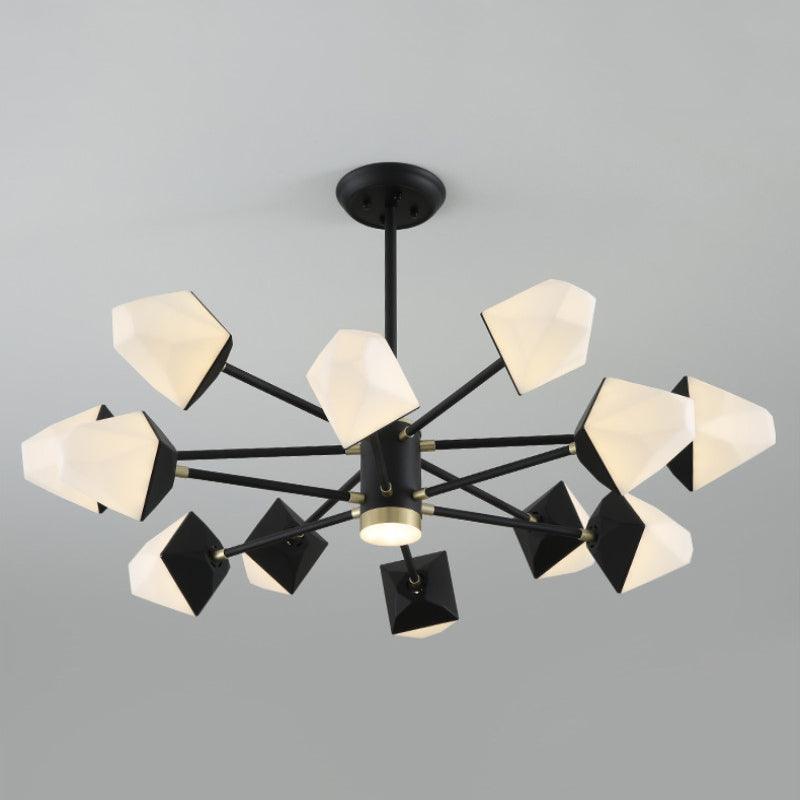 Acrylic Gemstone Shaped Suspension Light Simplicity LED Chandelier - Rebooters