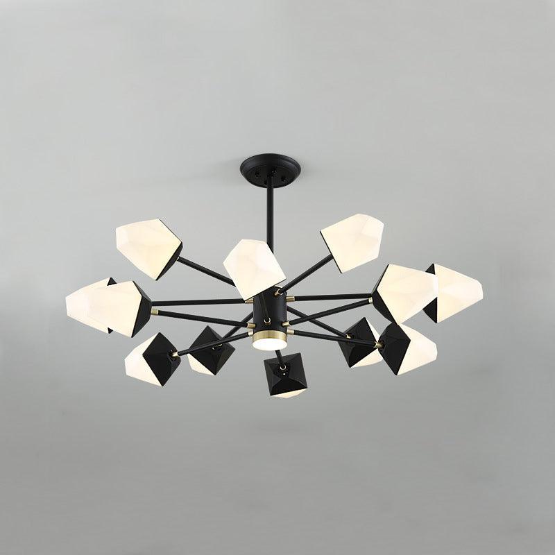 Acrylic Gemstone Shaped Suspension Light Simplicity LED Chandelier - Rebooters