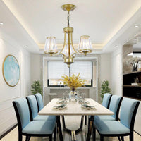 Crystal Prism Hanging Chandelier Conical Pendant Light - Rebooters