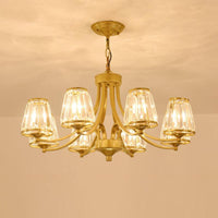 Crystal Prism Hanging Chandelier Conical Pendant Light - Rebooters