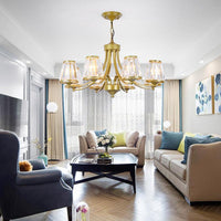 Crystal Prism Hanging Chandelier Conical Pendant Light - Rebooters