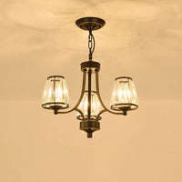 Crystal Prism Hanging Chandelier Conical Pendant Light - Rebooters