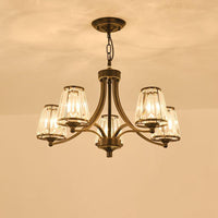 Crystal Prism Hanging Chandelier Conical Pendant Light - Rebooters