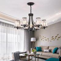 Crystal Prism Hanging Chandelier Conical Pendant Light - Rebooters
