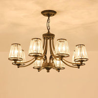 Crystal Prism Hanging Chandelier Conical Pendant Light - Rebooters