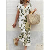 Heidi Women's Long Dress with Botanical Print Rebooters Maxi Women's Dresses