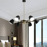 6/8 Lights Radial Pendant Chandelier Contemporary Metal Light - Rebooters
