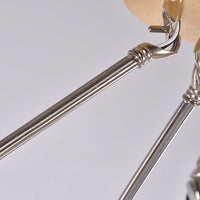 3/5 Bulbs Spiral Chandelier Nordic Frosted Glass Pendant Light - Rebooters