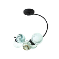 Ball Ceiling Lamp Modernism Hand Blown Glass 3/5 Lights - Rebooters