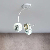 Ball Ceiling Lamp Modernism Hand Blown Glass 3/5 Lights - Rebooters