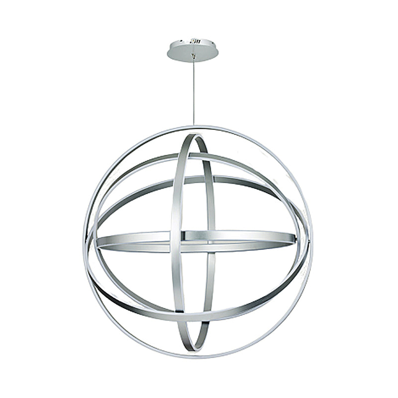 19.5" Wide Globe Chandelier Pendant Modernistic Light Fixture - Rebooters