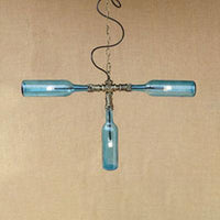 Antique Stylish Bottle Hanging Pendant Light 3 Lights Chandelier - Rebooters
