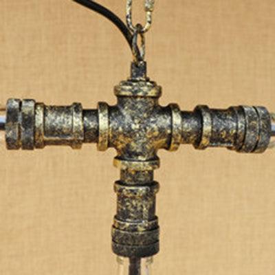 Antique Stylish Bottle Hanging Pendant Light 3 Lights Chandelier - Rebooters