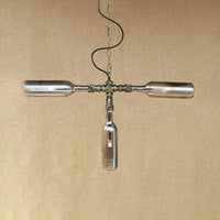 Antique Stylish Bottle Hanging Pendant Light 3 Lights Chandelier - Rebooters