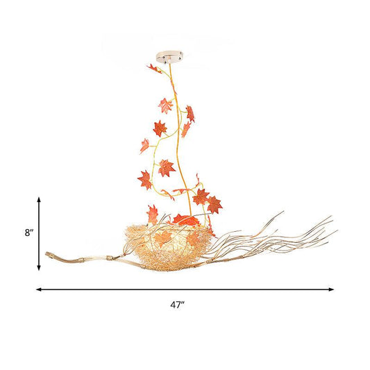 47 W White Glass Ball Chandelier Art Decorative Light Fixture - Rebooters