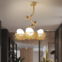 Artistry Milk White Glass Ball Chandelier Pendant Lamp - Rebooters
