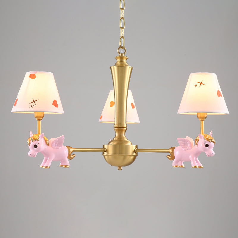 Heart Pattern Chandelier Lighting Kids Bedroom Pendant Light - Rebooters