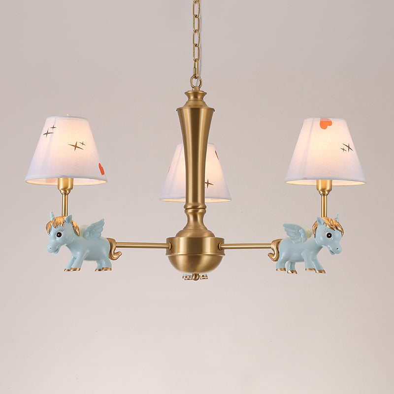 Heart Pattern Chandelier Lighting Kids Bedroom Pendant Light - Rebooters