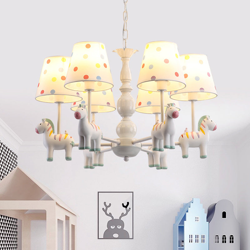 Zebra Bedroom Chandelier Pendant Light Resin Childrens Hanging Light - Rebooters