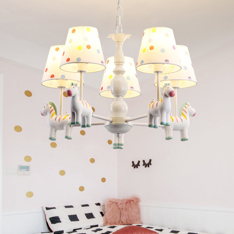 Zebra Bedroom Chandelier Pendant Light Resin Childrens Hanging Light - Rebooters