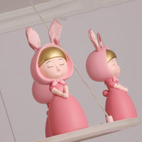 Acrylic Circular Suspension Light Kids Chandelier Lighting for Nursery - Rebooters