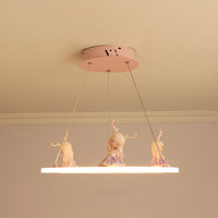 Acrylic Circular Suspension Light Kids Chandelier Lighting for Nursery - Rebooters