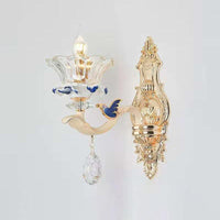 Beige Ruffle Floral Chandelier Light Vintage Glass Accent - Rebooters