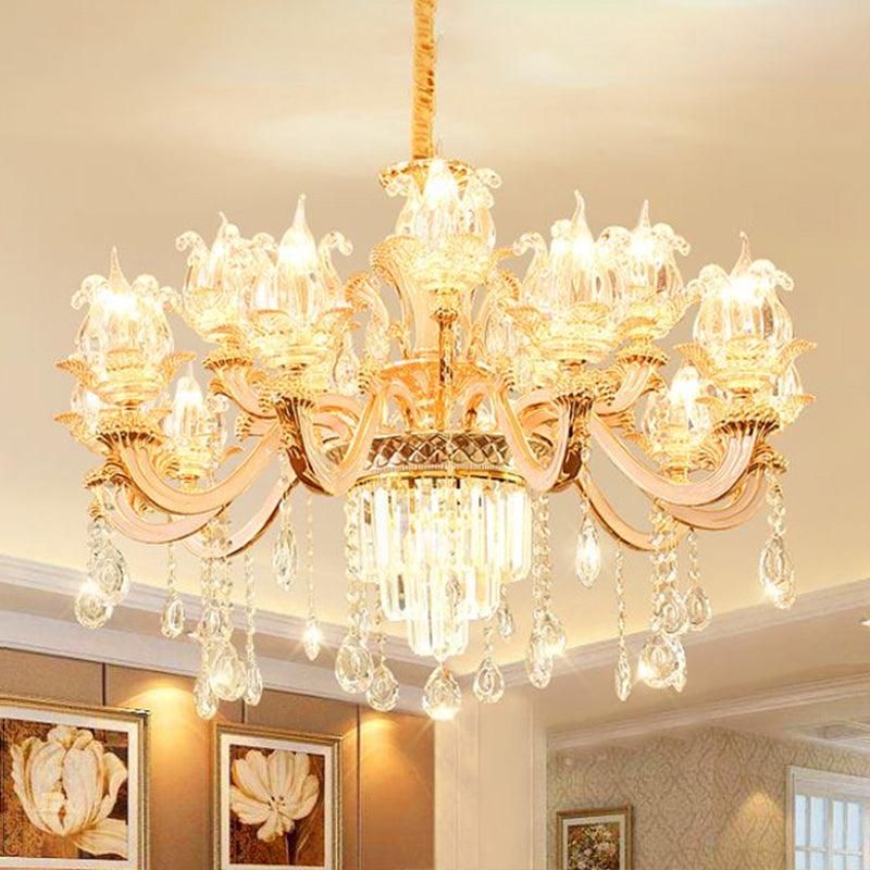 Handblown Glass Weathered Zinc Chandelier Pendant Light - Rebooters