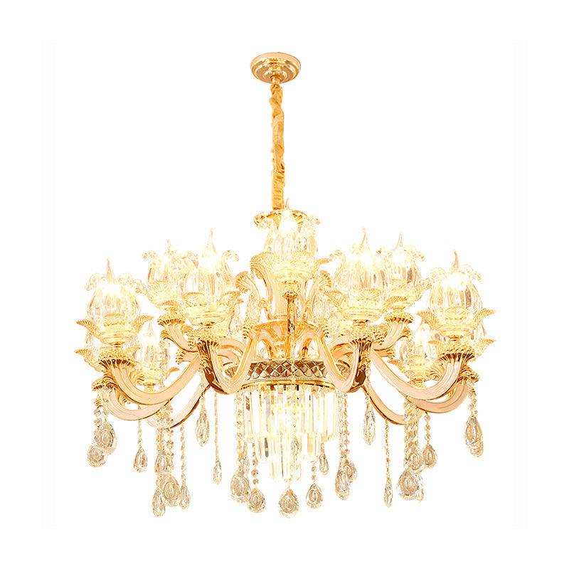 Handblown Glass Weathered Zinc Chandelier Pendant Light - Rebooters