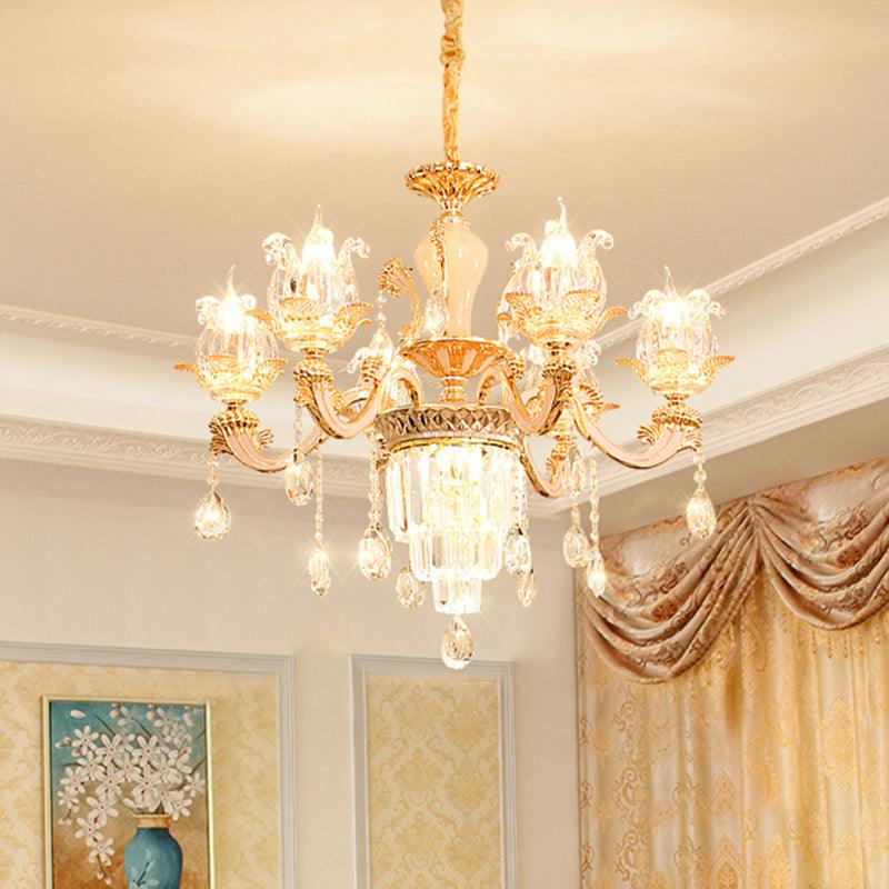 Handblown Glass Weathered Zinc Chandelier Pendant Light - Rebooters