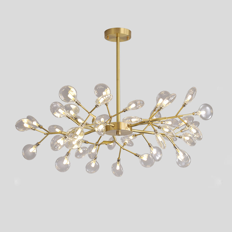 Tree Branch LED Ceiling Lighting Postmodern Metallic Chandelier - Rebooters